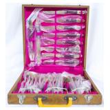 James of Thailand Brass Silverware Set