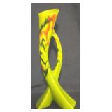 Vintage Green Pottery Vase 13"