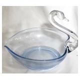 Duncan Miller Blue Swan Bowl 5x6x5