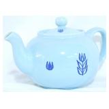 Cronin Blue Tulip Teapot 5x10x6
