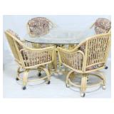 5 Pc Rattan Dinette Set
