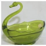 Green Swan Bowl 5.5x6x4.5