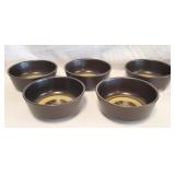 Vintage Denby Samarkand Brown Dessert Bowls