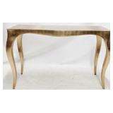 Alden Parkes Chantal gold leaf console table