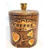 Vintage Treasure Craft Coffee Canister