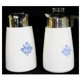 2 Corning Ware Pitchers 11"