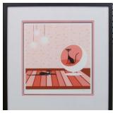 CATS LIMITED EDITION LITHOGRAPH 54/200 BY KERRY BE