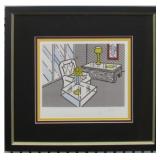 MID CENTURY MODERN INTERIOR WITH CHAIR