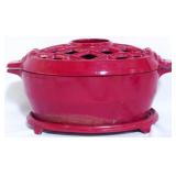 John Wright Oval Cast Iron Lattice Steamer