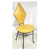 Vintage atomic iron base chair