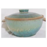 Mid Century Pot with lid 6x8"