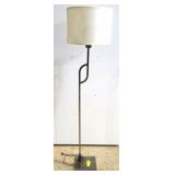 Mid century brass 52.5" floor lamp