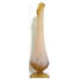 Vintage Fenton Opalescent Glass Swung Vase