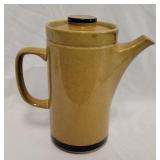 Vintage Stoneware Coffee Carafe - 8.5" tall