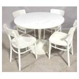 Tulip dining table set with 4 chairs