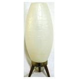 Vintage Plastic Shade Table Top Lamp
