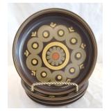 Vintage Denby Samarkand Brown 6.5" Bread & Butter