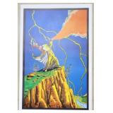 New Old Stock Poster - "Rock and Roll Wizard"