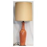 MCM Ceramic Lamp w/ wood base