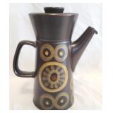 Vintage Denby Samarkand Brown Coffee Pot