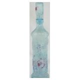 Blue Empoli Glass Decanter 19"