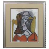 FEMME AU FAUTEUIL GICLEE BY PABLO PICASSO