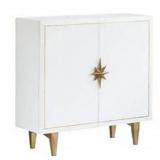 Alden Parkes Starward 2 door white cabinet