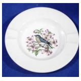 Ceramic Bird Ashtray, 5.5" round
