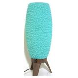 Vintage Plastic Shade Table Lamp