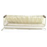 Mid-Century Brass Rack for 45 Records