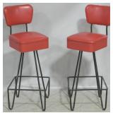 Frederick Weinburg metal base bar stools