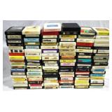 Lot of 110 8- Track Tapes