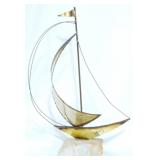 Mario Jason Signed Sailboat Sculpture 13"