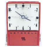 Vintage Motorola Clock 10x7x3