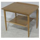 Mid-century Morganton lip edge 2 tier table
