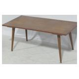 Mid-century coffee table, 18 x 42 x 20