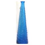 Blue Swirl Genie Bottle - 15" tall