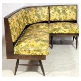 Vintage corner banquette