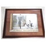 Peeping Boys by graffiti artist Banksy