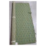 58" long bolt mid century green fabric
