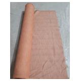 Large 58" long bolt mid century orange fabric