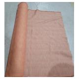 Large 58" long bolt mid century orange fabric