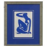 BLUE NUDE BY HENRI MATISSE