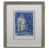 BLUE CIRCUS BY MARC CHAGALL