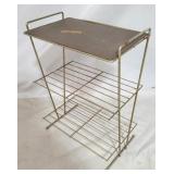 Brass mid century rack,stain loss