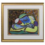 SLEEPING GIRL GICLEE BY PABLO PICASSO