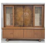 Vintage KBS of Germany 2 part bar cabinet