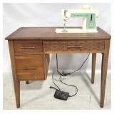 Mid century Singer sewing table