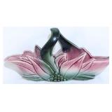 Hull Pottery planter basket 7x12x3.5