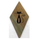 Wood Wall Hanging - cat